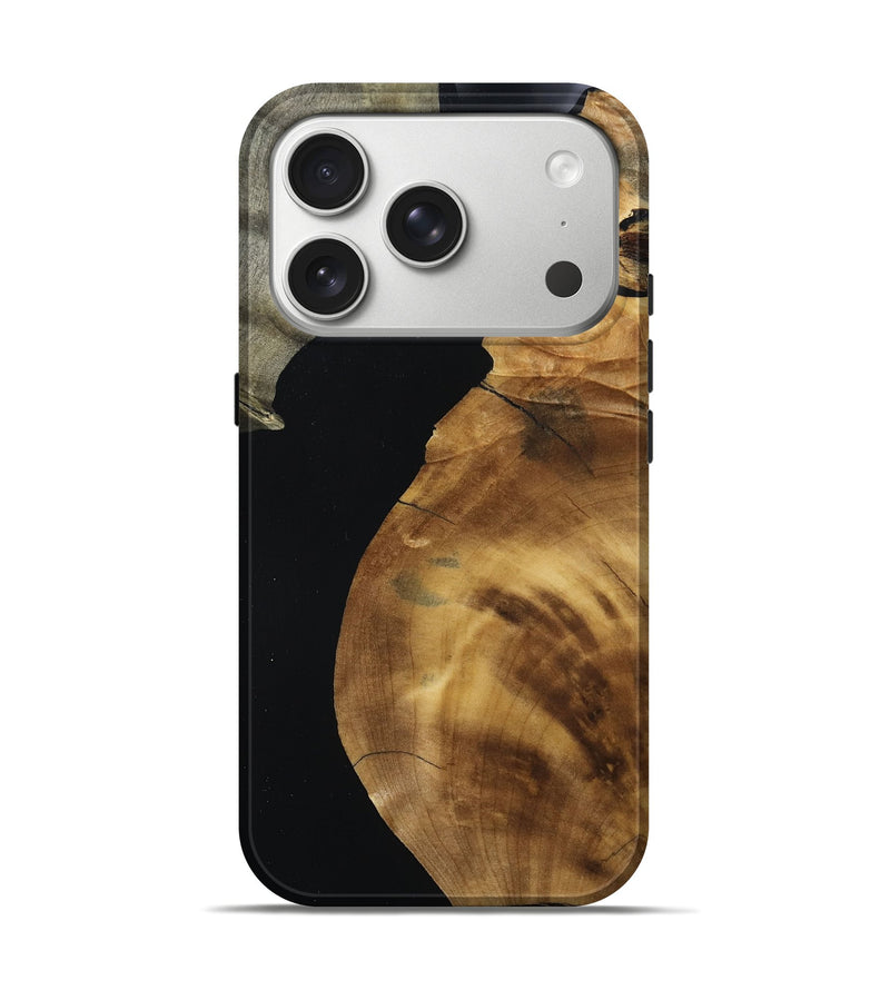 iPhone 17 Pro Wood Live Edge Phone Case - Brendan (Wood Burl, 793427)