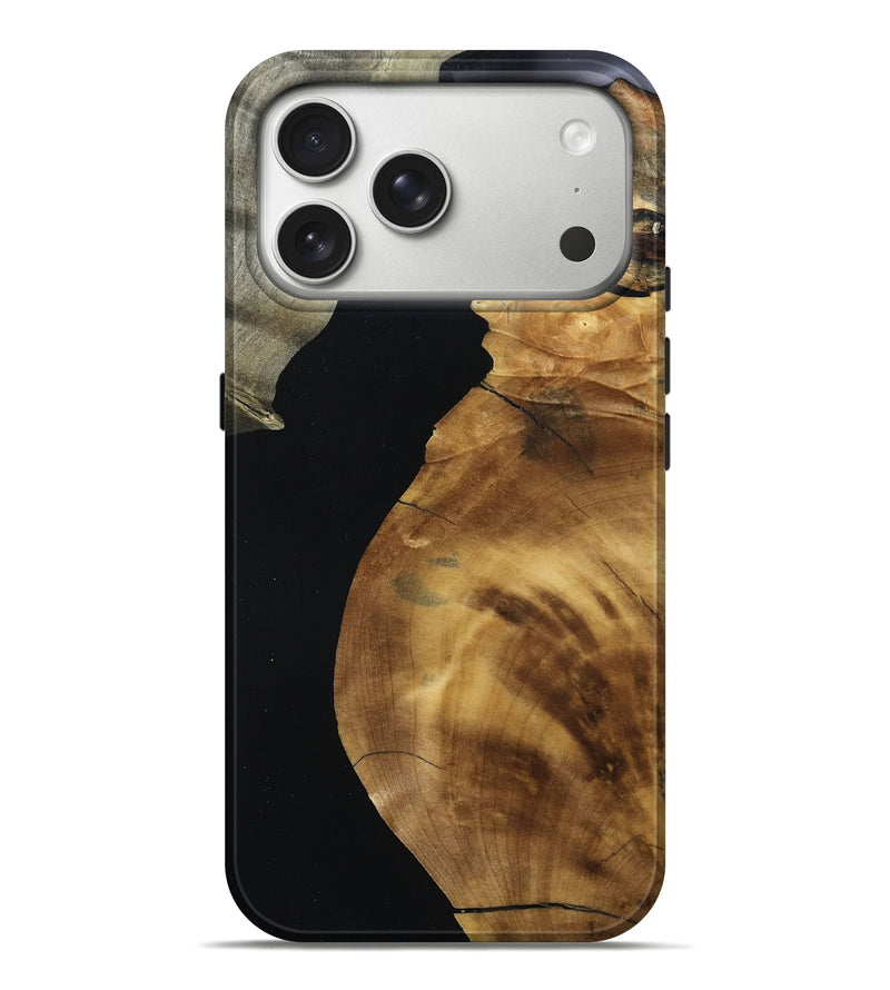 iPhone 17 Pro Max Wood Live Edge Phone Case - Brendan (Wood Burl, 793427)