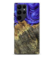 Galaxy S22 Ultra Wood Live Edge Phone Case - Sheyla (Purple, 793452)