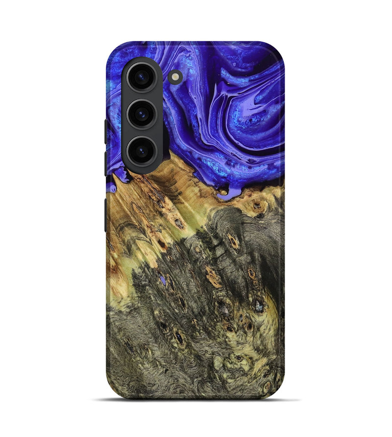 Galaxy S23 Wood Live Edge Phone Case - Sheyla (Purple, 793452)