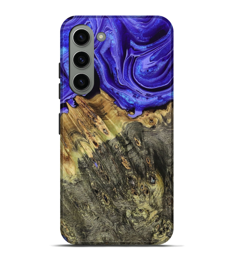 Galaxy S23 Plus Wood Live Edge Phone Case - Sheyla (Purple, 793452)