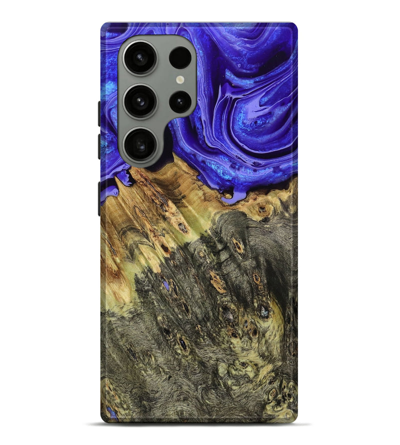 Galaxy S23 Ultra Wood Live Edge Phone Case - Sheyla (Purple, 793452)