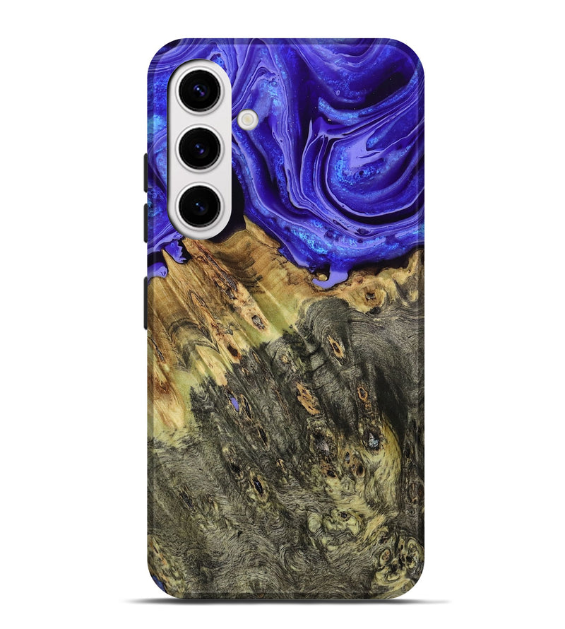 Galaxy S25 Plus Wood Live Edge Phone Case - Sheyla (Purple, 793452)