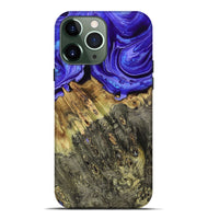 iPhone 13 Pro Max Wood Live Edge Phone Case - Sheyla (Purple, 793452)