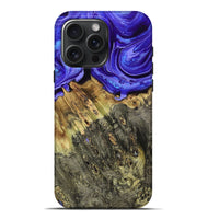 iPhone 16 Pro Max Wood Live Edge Phone Case - Sheyla (Purple, 793452)