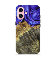 iPhone 17 Wood Live Edge Phone Case - Sheyla (Purple, 793452)