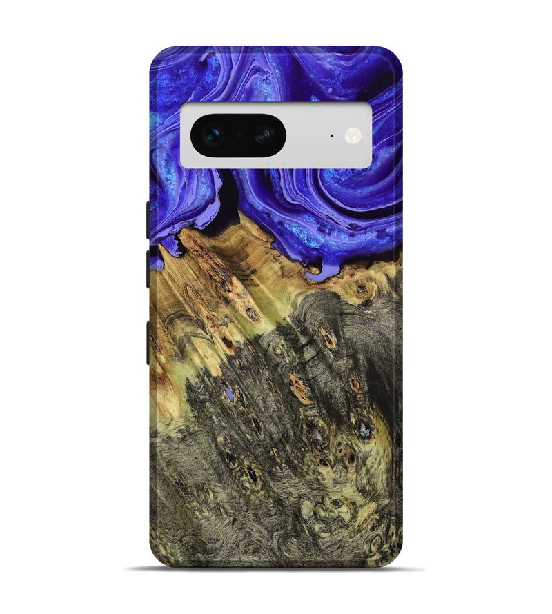 Pixel 7 Wood Live Edge Phone Case - Sheyla (Purple, 793452)