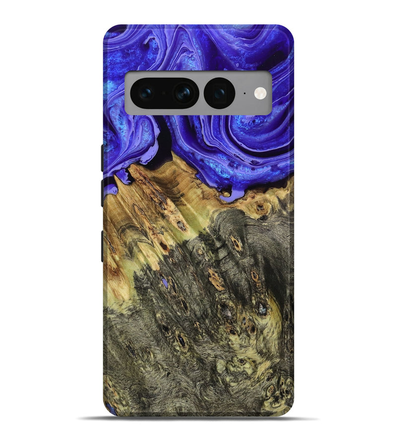 Pixel 7 Pro Wood Live Edge Phone Case - Sheyla (Purple, 793452)
