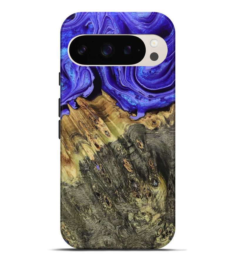 Pixel 9 Pro XL Wood Live Edge Phone Case - Sheyla (Purple, 793452)
