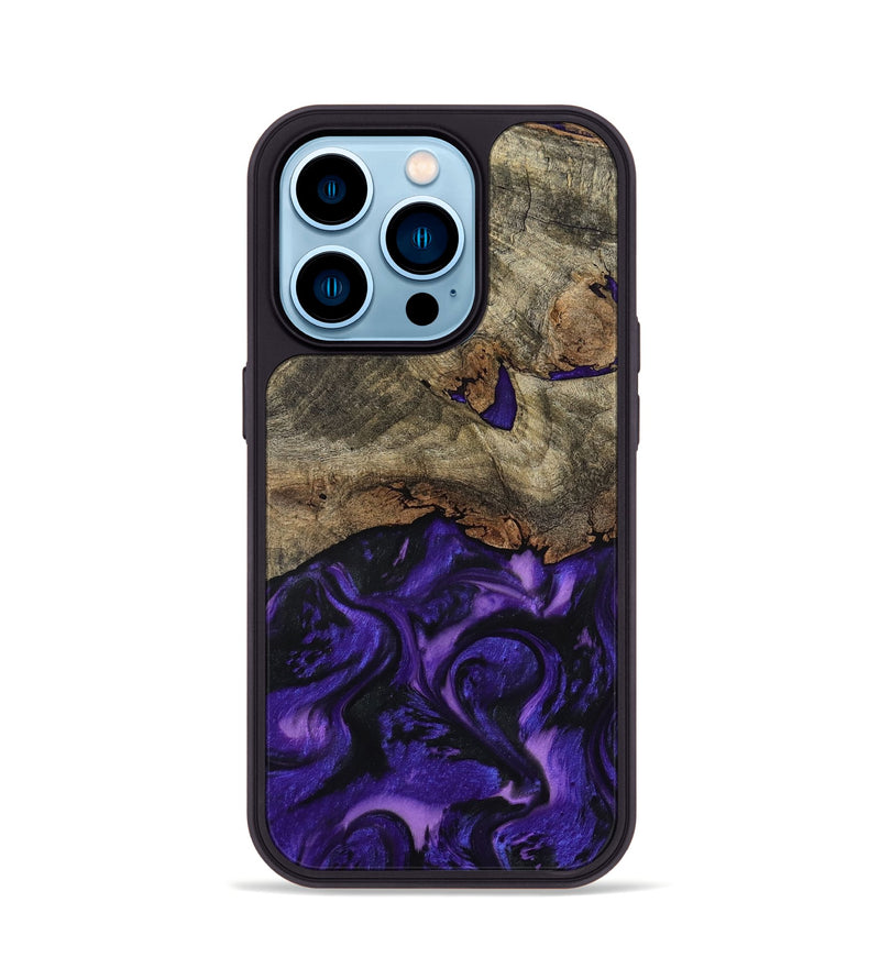 iPhone 14 Pro Wood Phone Case - Magnus (Purple, 793483)