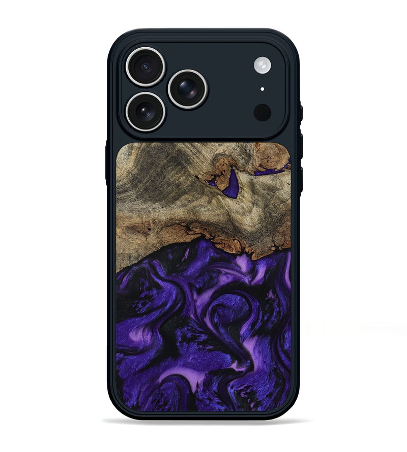 iPhone 17 Pro Max Wood Phone Case - Magnus (Purple, 793483)