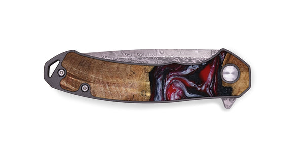 EDC Wood Pocket Knife - Dior (Red, 793484)