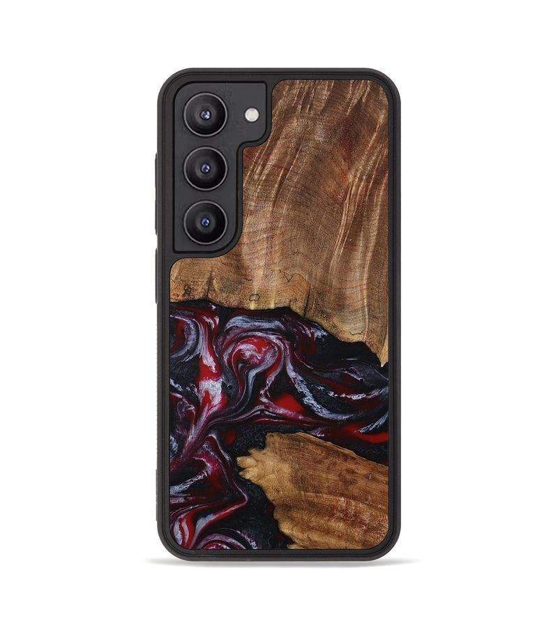 Galaxy S23 Wood Phone Case - Dior (Red, 793484)