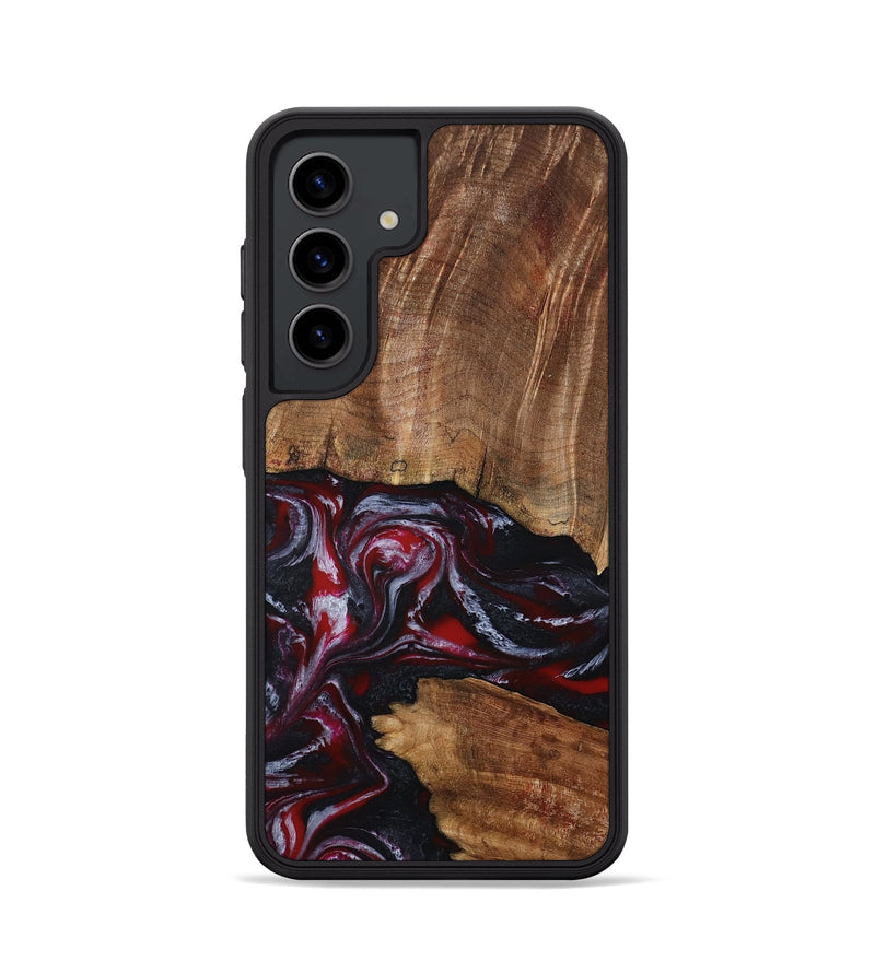 Galaxy S24 Wood Phone Case - Dior (Red, 793484)