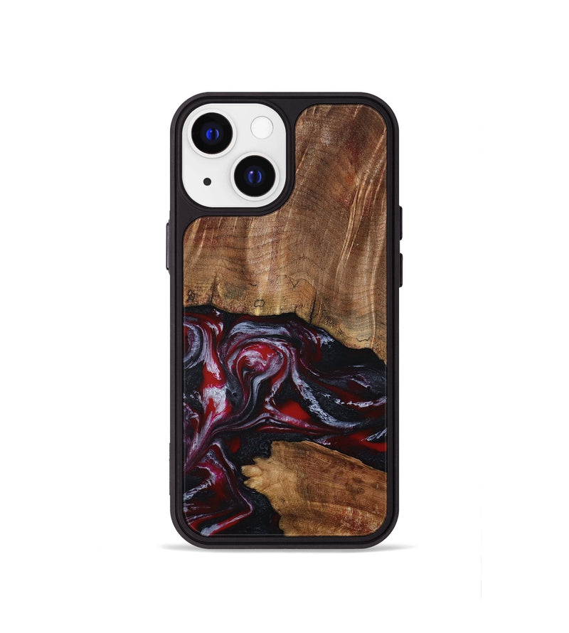 iPhone 13 mini Wood Phone Case - Dior (Red, 793484)