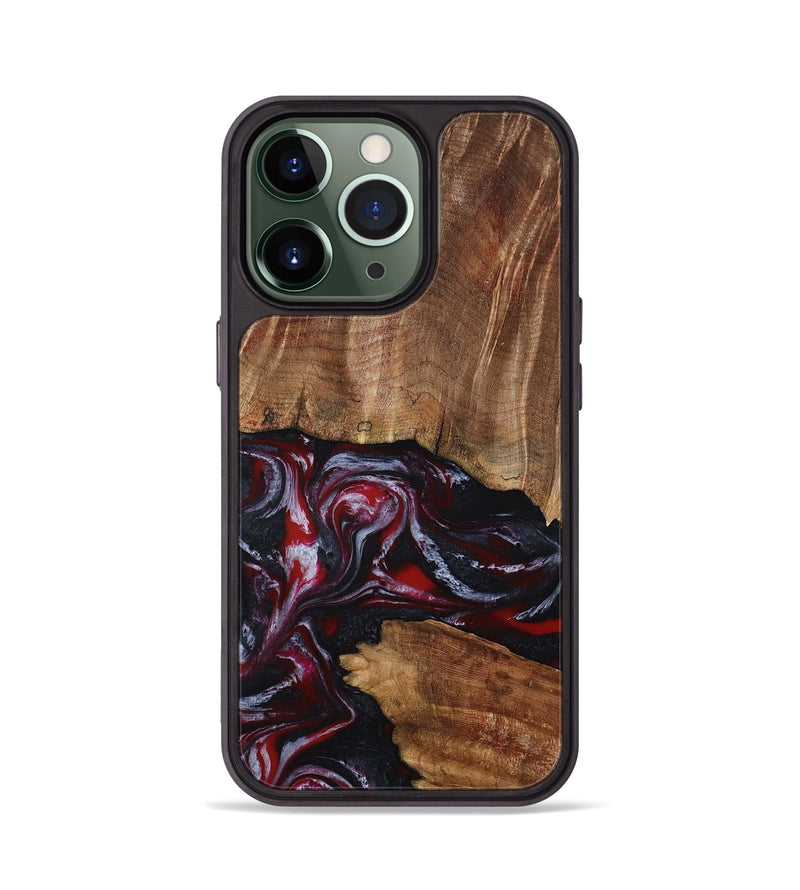 iPhone 13 Pro Wood Phone Case - Dior (Red, 793484)