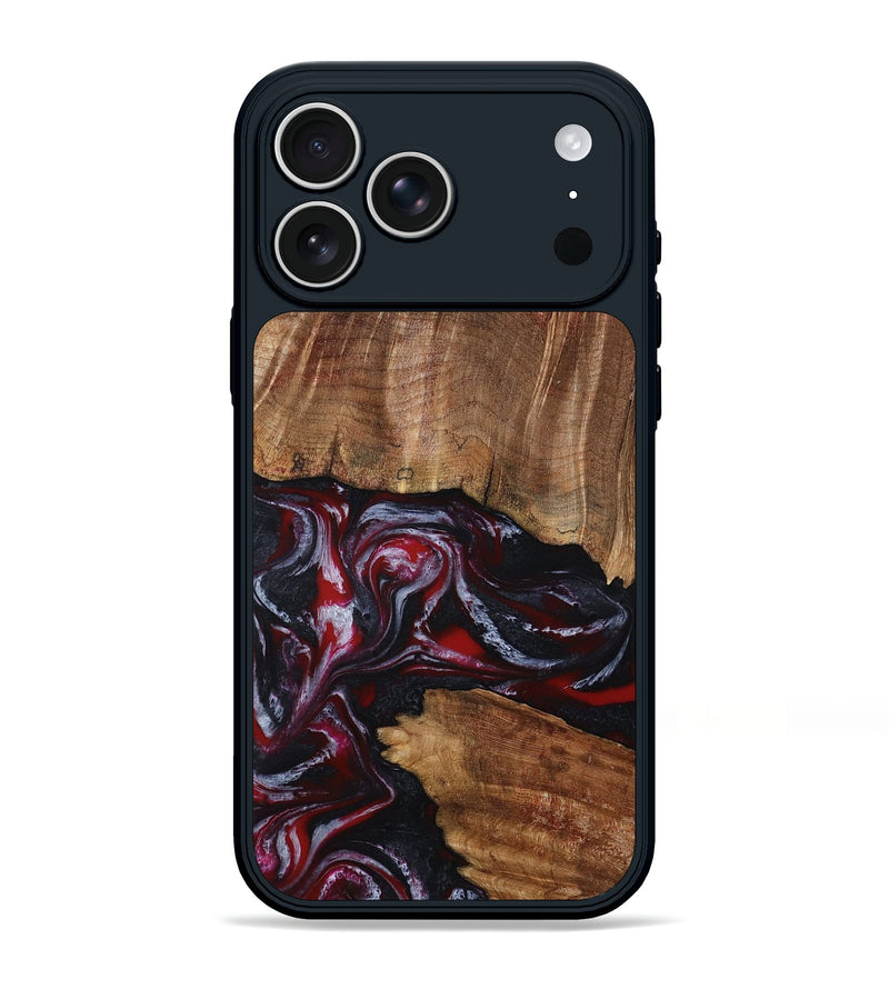iPhone 17 Pro Max Wood Phone Case - Dior (Red, 793484)