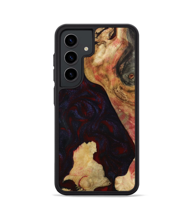 Galaxy S24 Wood Phone Case - Caleigh (Red, 793485)