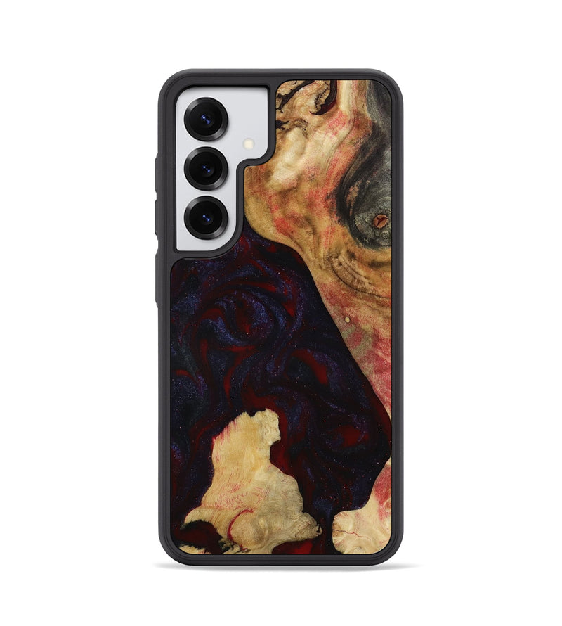 Galaxy S25 Wood Phone Case - Caleigh (Red, 793485)