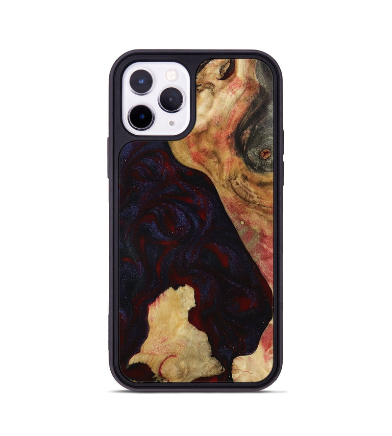 iPhone 11 Pro Wood Phone Case - Caleigh (Red, 793485)