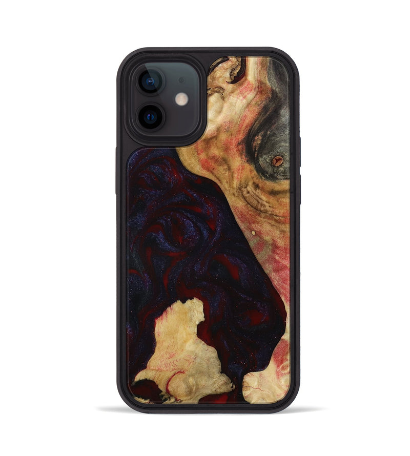 iPhone 12 Wood Phone Case - Caleigh (Red, 793485)