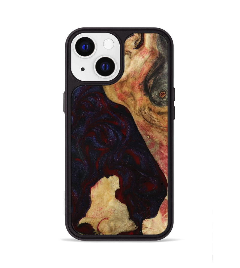 iPhone 13 Wood Phone Case - Caleigh (Red, 793485)