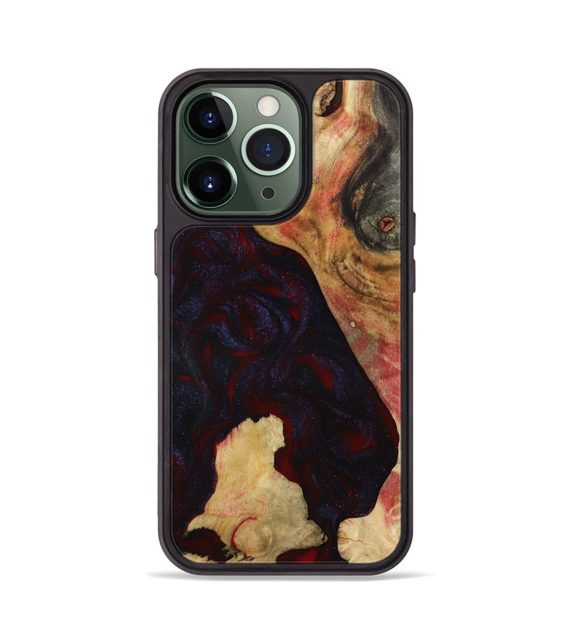 iPhone 13 Pro Wood Phone Case - Caleigh (Red, 793485)