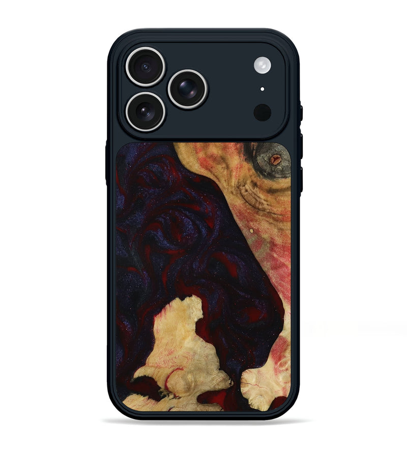 iPhone 17 Pro Max Wood Phone Case - Caleigh (Red, 793485)