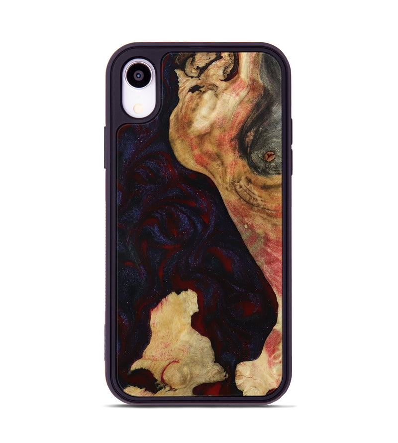 iPhone Xr Wood Phone Case - Caleigh (Red, 793485)