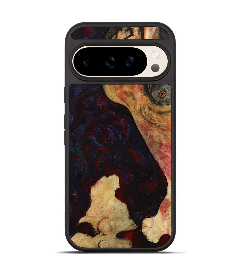Pixel 10 Wood Phone Case - Caleigh (Red, 793485)