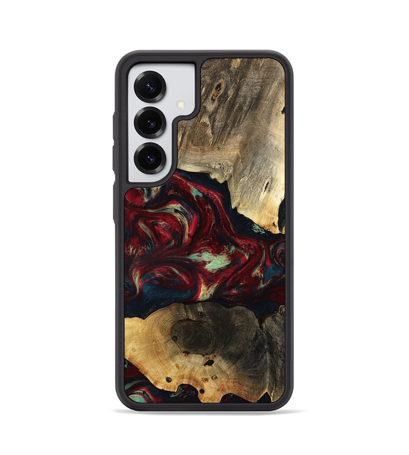 Galaxy S25 Wood Phone Case - Jailene (Red, 793487)