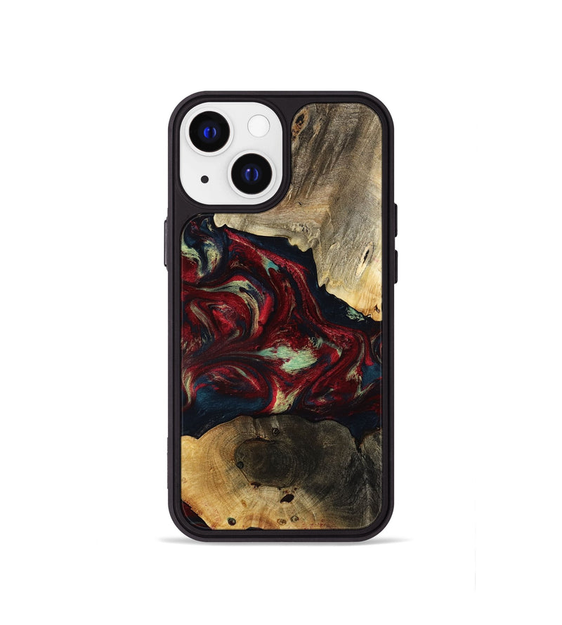 iPhone 13 mini Wood Phone Case - Jailene (Red, 793487)