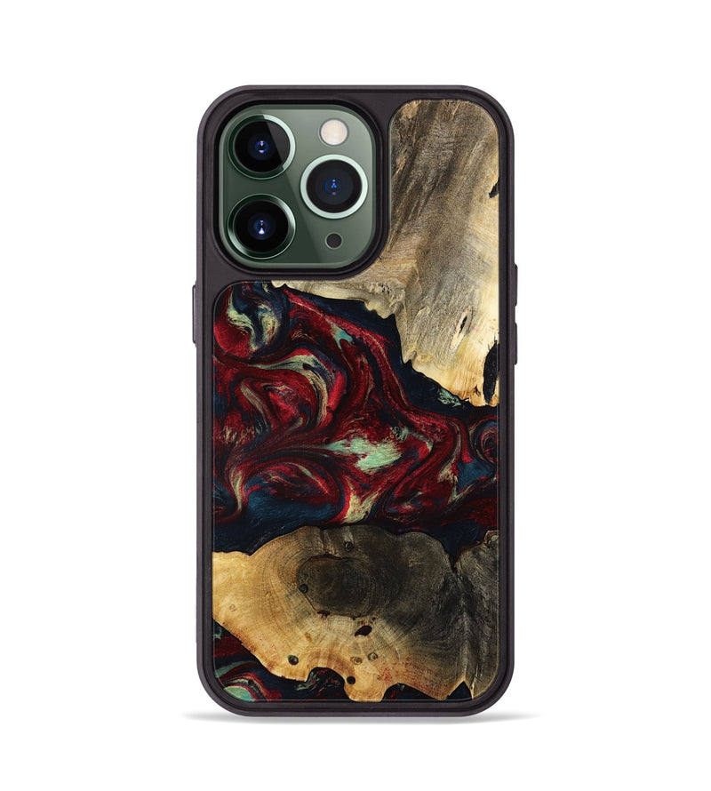 iPhone 13 Pro Wood Phone Case - Jailene (Red, 793487)