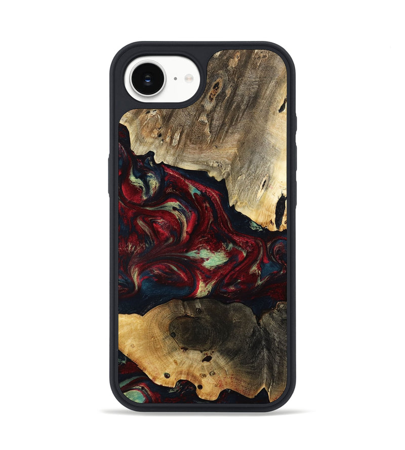 iPhone 16e Wood Phone Case - Jailene (Red, 793487)