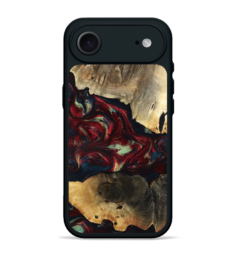iPhone 17 Air Wood Phone Case - Jailene (Red, 793487)