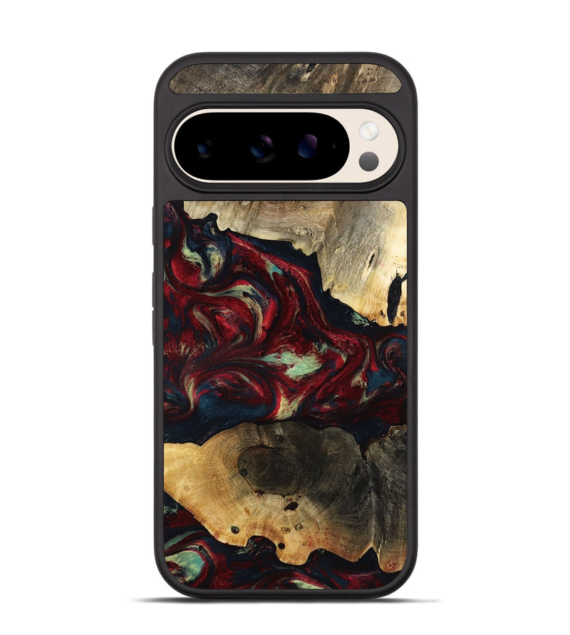 Pixel 10 Wood Phone Case - Jailene (Red, 793487)