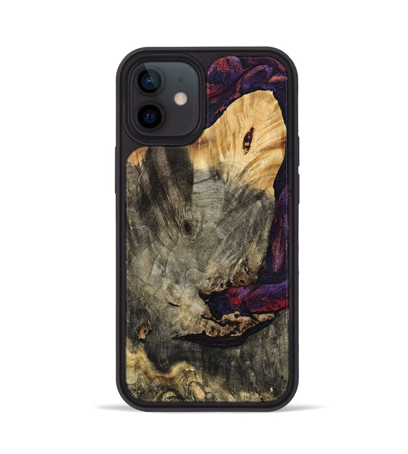 iPhone 12 Wood Phone Case - Buford (Red, 793488)