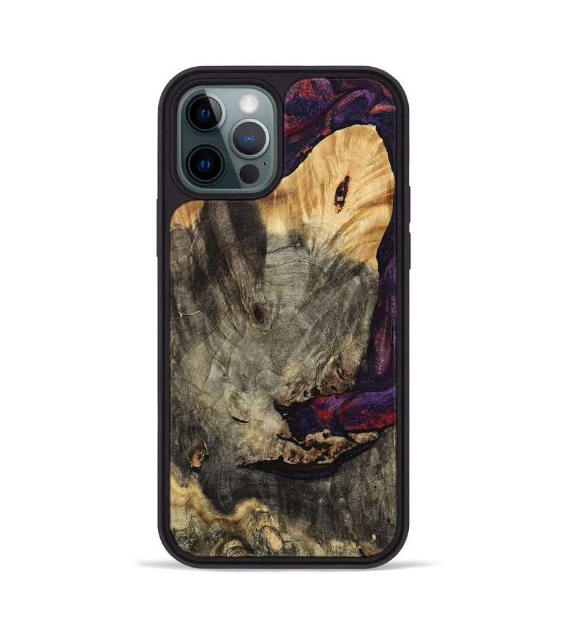 iPhone 12 Pro Wood Phone Case - Buford (Red, 793488)