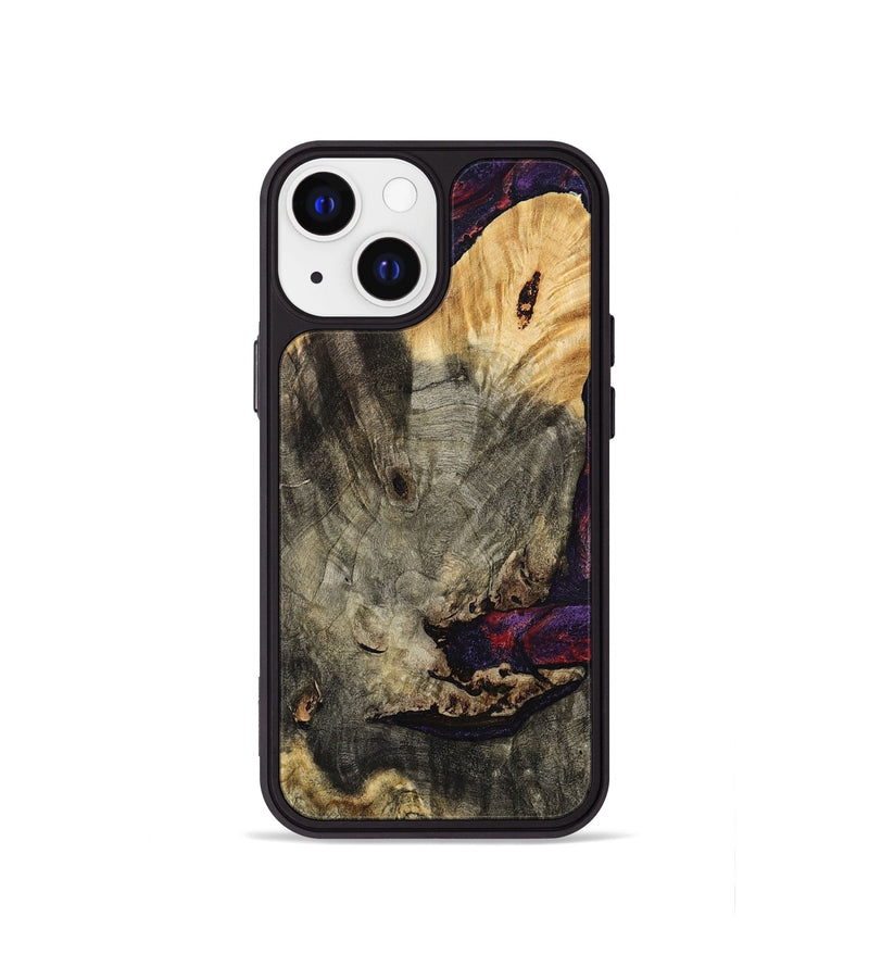 iPhone 13 mini Wood Phone Case - Buford (Red, 793488)