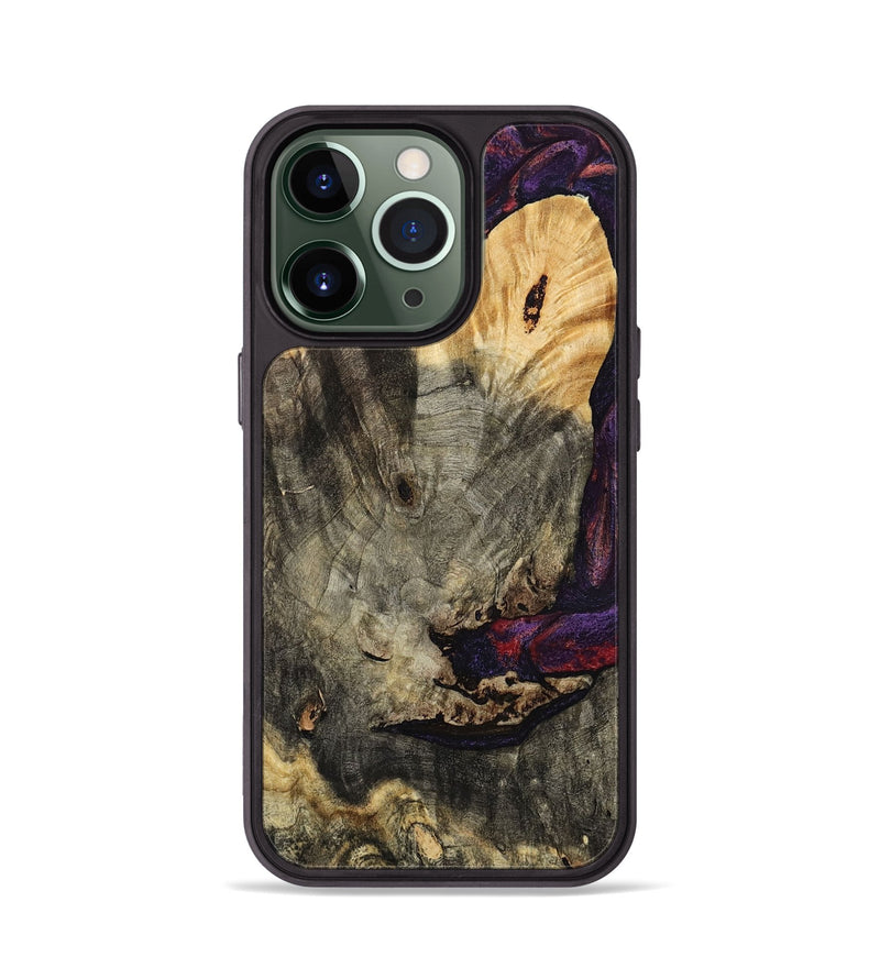 iPhone 13 Pro Wood Phone Case - Buford (Red, 793488)