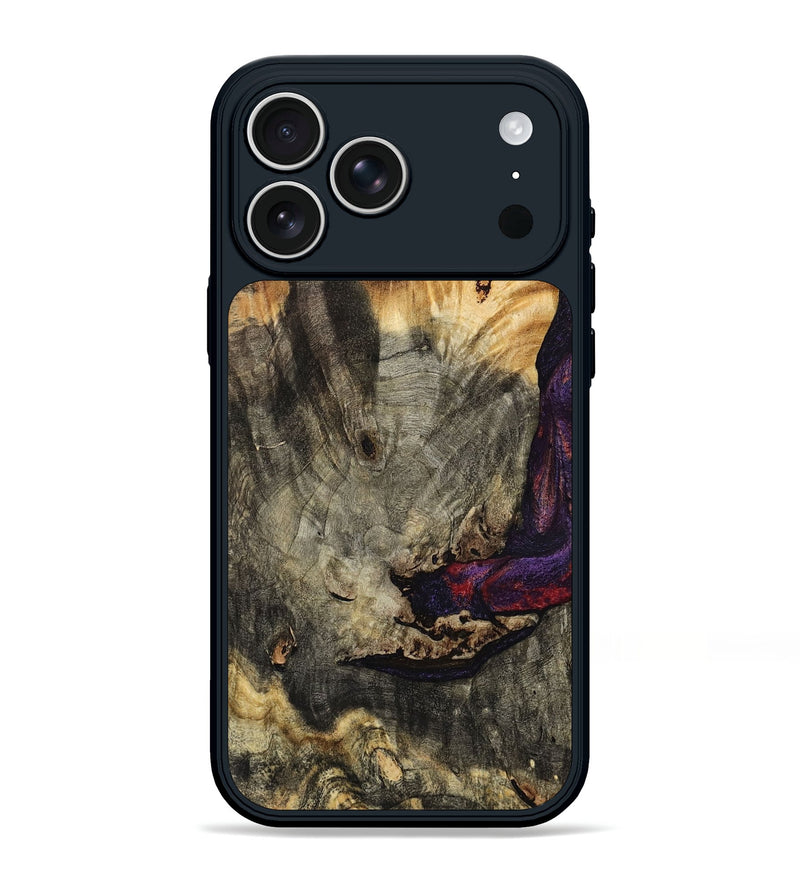 iPhone 17 Pro Max Wood Phone Case - Buford (Red, 793488)