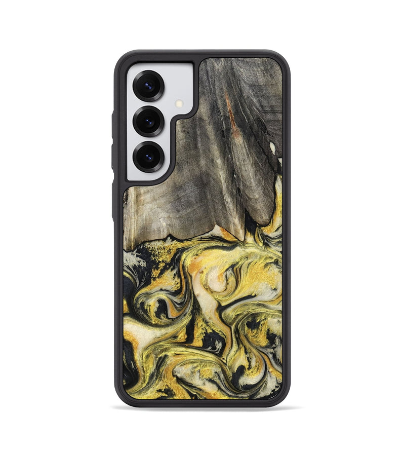 Galaxy S25 Wood Phone Case - Jaxxon (Black & White, 793494)