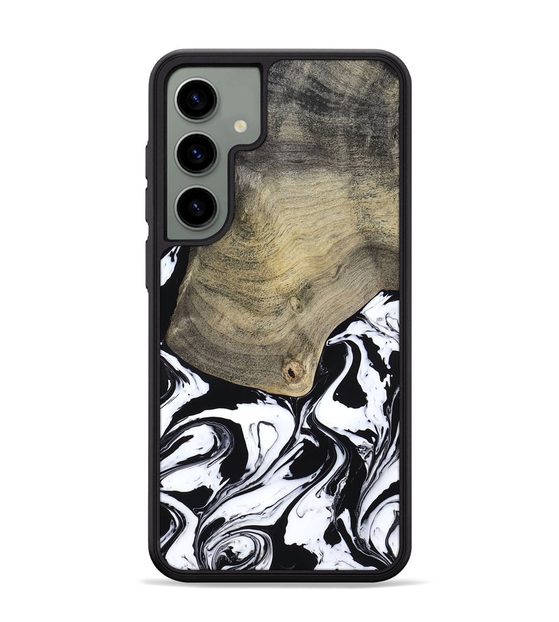 Galaxy S24 Plus Wood Phone Case - Helen (Black & White, 793495)