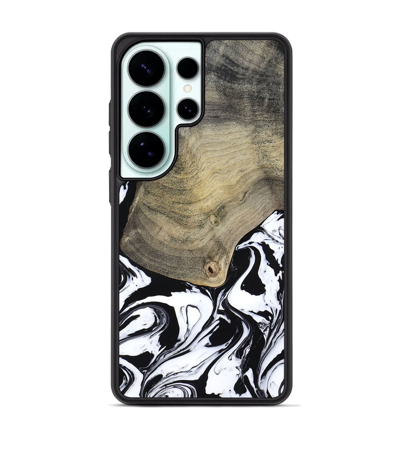 Galaxy S26 Ultra Wood Phone Case - Helen (Black & White, 793495)