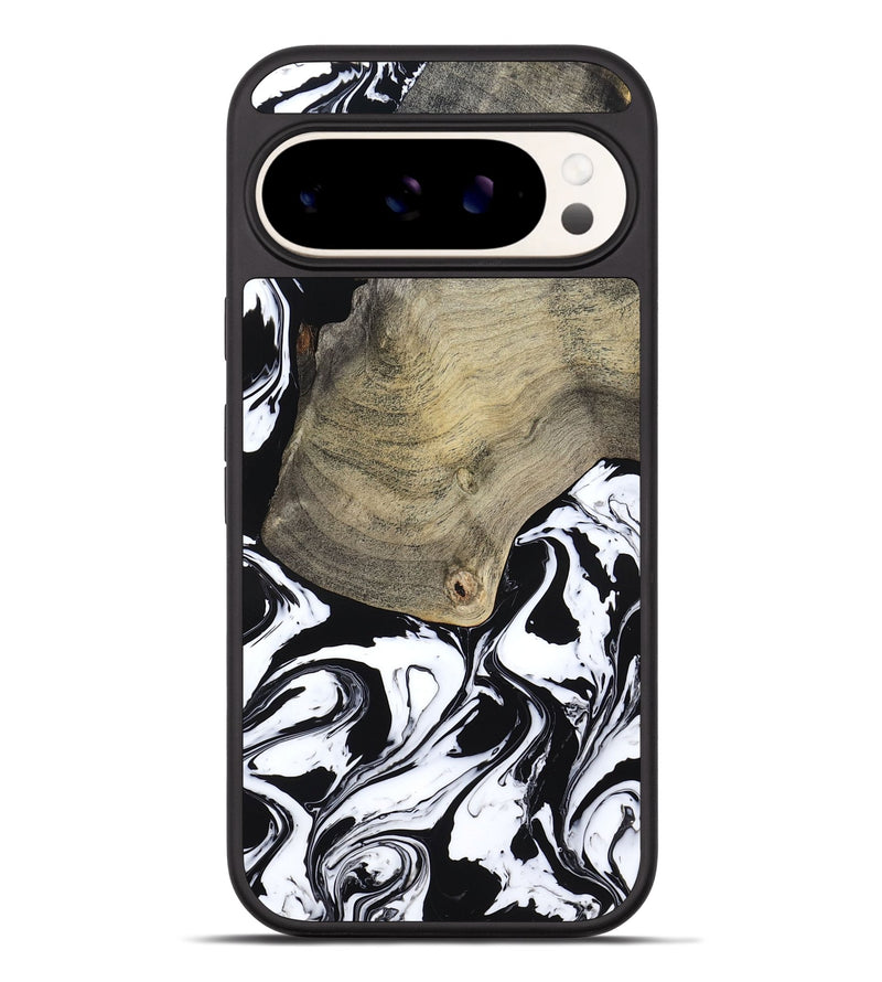Pixel 9 Pro XL Wood Phone Case - Helen (Black & White, 793495)