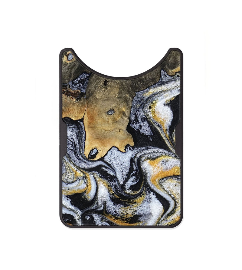 Alloy Wood Wallet - Mary (Black & White, 793499)