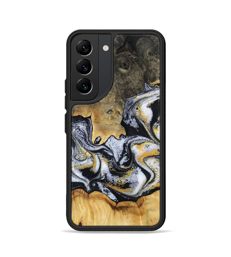 Galaxy S22 Wood Phone Case - Mary (Black & White, 793499)