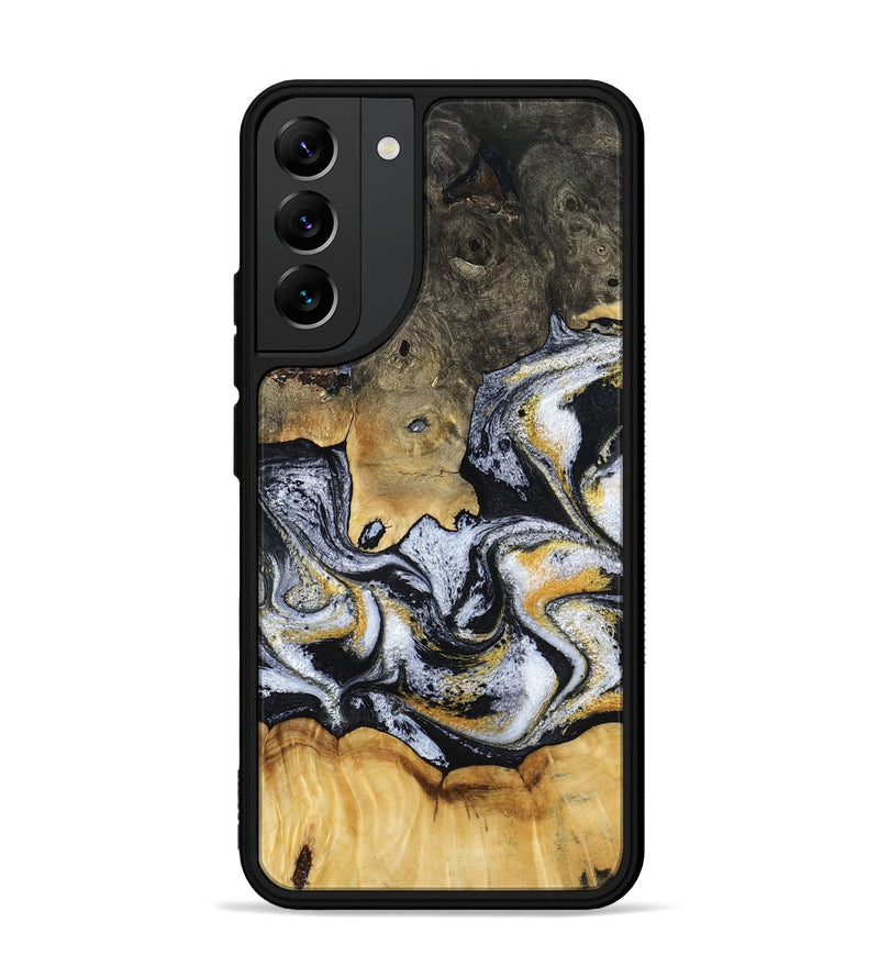 Galaxy S22 Plus Wood Phone Case - Mary (Black & White, 793499)