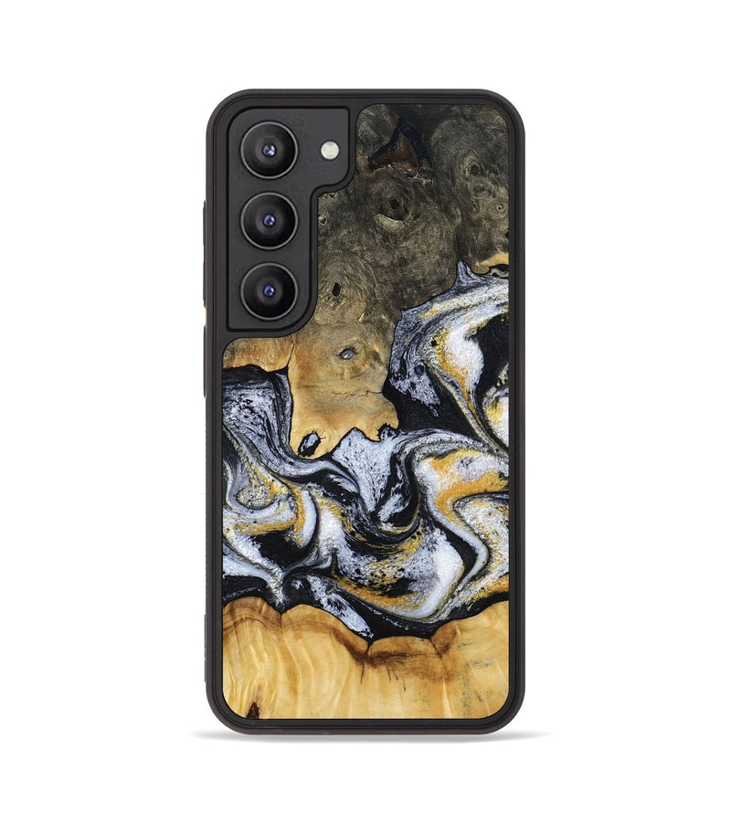 Galaxy S23 Wood Phone Case - Mary (Black & White, 793499)