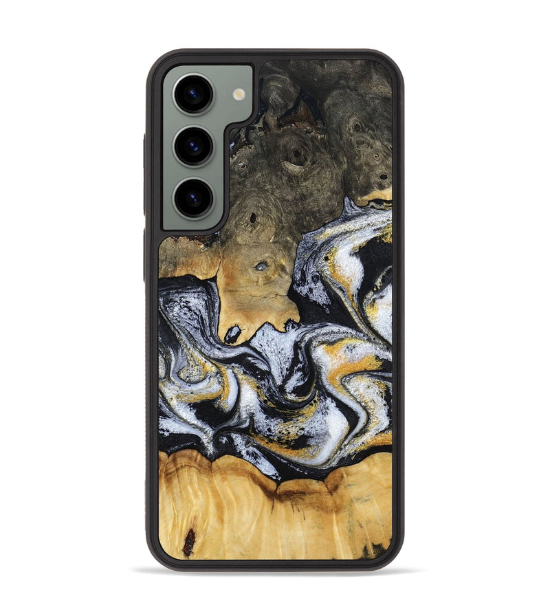Galaxy S23 Plus Wood Phone Case - Mary (Black & White, 793499)